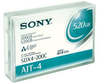 SONY Kass. AIT4 520GB m/Chip (SDX4-200CN)