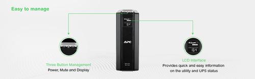 APC Back-UPS Pro 1500AV 230V Schuko (BR1500G-GR)