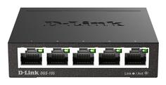 D-LINK DGS 105 - Switch - 5 x 10/100/1000 - stasjonær