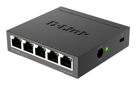 D-LINK DGS 105 - Switch - 5 x 10/ 100/ 1000 - stasjonær (DGS-105/E)