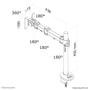 NEOMOUNTS Full Motion desk monitor arm (FPMA-D960G)