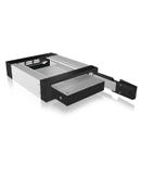 ICY BOX Trayless Mobile Rack Trayless Mobile Rack for 3.5" SATA HDDs, IB-158SK-B,  1x 5.25" bay (IB-158SK-B)