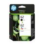 HP INK CARTRIDGE NO 62 B/C/M/Y COMBO 2-PACK BLISTER SUPL