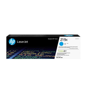 HP 219X High Yield Cyan Original LaserJet Toner Cartridge (W2191X)