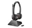 POLY Savi Headset Over het hoofd met Bluetooth Noise Cancelling met Microfoon Stereo 8220 Zwart