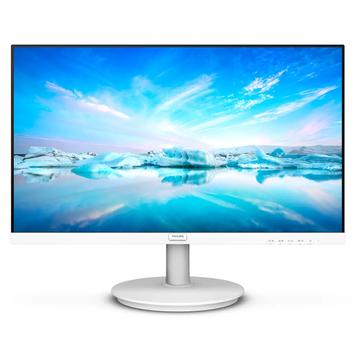 PHILIPS V-line 271V8AW - LED-Monitor - 68.6 cm (27") - 1920 x 1080 Full HD (1080p) @ 75 Hz - IPS - 250 cd/m˛ - 1000:1 - 4 ms - HDMI, VGA - Lautsprecher - Weiß strukturiert (271V8AW/00)