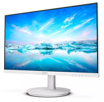 PHILIPS V-line 271V8AW - LED-Monitor - 68.6 cm (27") - 1920 x 1080 Full HD (1080p) @ 75 Hz - IPS - 250 cd/m˛ - 1000:1 - 4 ms - HDMI, VGA - Lautsprecher - Weiß strukturiert (271V8AW/00)