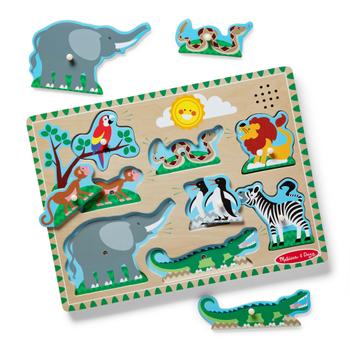 MELISSA & DOUG Zoo Animals Sound Puzzle*  (727/50215)