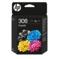 HP/Ink 308 BK/ Tri-Color Ink Cartridge
