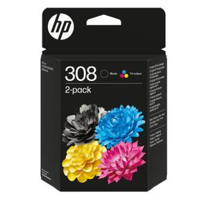 HP HP/Ink 308 BK/ Tri-Color Ink Cartridge (6L6S6UE#301)