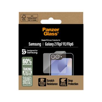 PanzerGlass Galaxy Z Flip7 FE / Flip6 skjermbeskytter Classic Fit (7368)