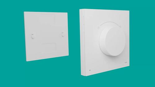 WiZ dial switch Smart vridomkopplare,  laddningsbar,  bärbar, USB-C, klickbar magnet (929003792301)