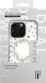 iDEAL OF SWEDEN CLEAR CASE MAGSAFE IPHONE 16 PRO MAX PETITE FLORAL ACCS (IDCLCMS-I2467P-507)