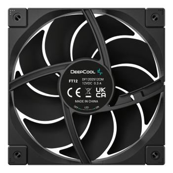 DEEPCOOL Ft12 Computer Case Fan 12 Cm  (R-FT12-BKWPN1-G)