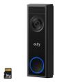 EUFY Video Doorbell C31 videoringklocka (svart) 2K, Lokal lagring, Nattsyn, Röststyrning, IP65
