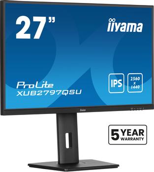 IIYAMA 27" QHD IPS technology panel (XUB2797QSU-B2)