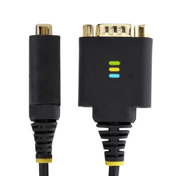 STARTECH 1FT USB TO SERIAL CABLE - USB TO DB9 RS232 ADAPTER CABL (1P1FFC-USB-SERIAL)