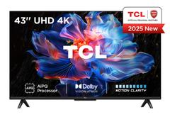 TCL 43" V6C 4K LED Google TV QLED, Direkte LED-smart-TV, 4K HDR-TV, Google TV