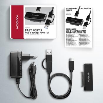 AXAGON *ADSA-FPX Adapter USB-C  10Gbps SATA 6 (ADSA-FPX)