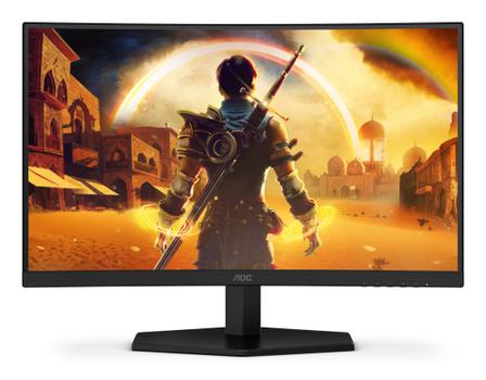 AOC 24" curved gamingskjerm C24G42E 1920x1080 VA, 180hz, 0.5ms, 3000:1, HDR10, 2xHDMI/DP (C24G42E)