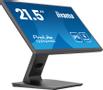 IIYAMA a ProLite T2252MSC-B2AG - LED monitor - 21.5" - touchscreen - 1920 x 1080 Full HD (1080p) @ 60 Hz - IPS - 250 cd/m² - 1000:1 - 5 ms - HDMI, DisplayPort - speakers - black, matte finish