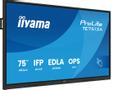 IIYAMA 75"W IFP IR? 40-Points PureTouch  IR? 4K UHD IPS AG. Integrated iiWare 21E (Google EDLA, Whiteboard, iiShare, iiControl (DMS), file-