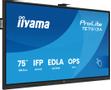 IIYAMA 75" UHD  IR 40P Touch AG with  (TE7513A-B2AG)