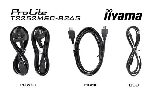 IIYAMA 21,5" PCAP 10P Touch (T2252MSC-B2AG)