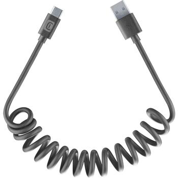 CELLULAR LINE USB to USB-C Spiral Cable (USBDATADRIVEA2C12K)