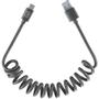 CELLULAR LINE USB to USB-C Spiral Cable (USBDATADRIVEA2C12K)
