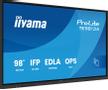 IIYAMA 98"W IFP IR? 40-Points PureTouch  IR? 4K UHD IPS AG. Integrated iiWare 21E (Google EDLA, Whiteboard, iiShare, iiControl (DMS), file-