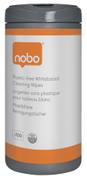 NOBO Plastic-Free Whiteboard Cleaning Wipes (Tub 100 Wipes) - 1915713