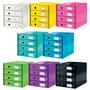LEITZ Skuffkabinett Click & Store WOW 4 skuffer (60490054)