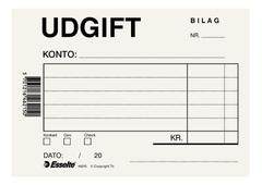 ESSELTE Udgiftsbilag ESSELTE A6 blå