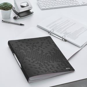 LEITZ Ringbind WOW PP 2RR 25mm sort (42570095*10)