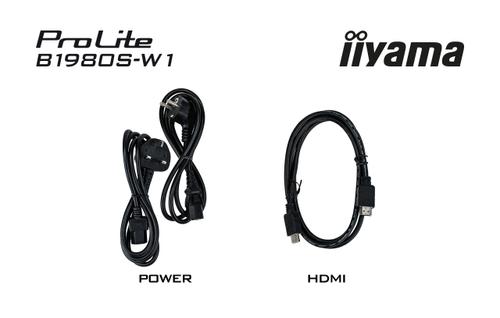 IIYAMA B1980S-W1 White 19" (B1980S-W1)