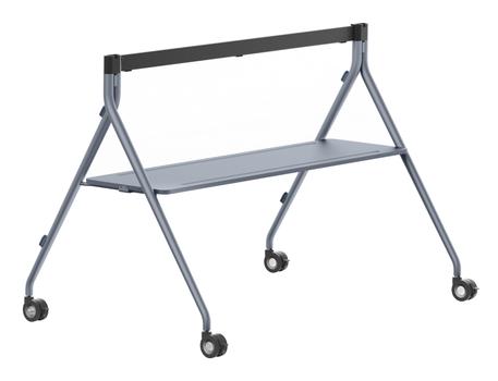 YEALINK MB-FS-P860T | FloorStand for MeetingBoard Pro 86"" | Fast | VESA | Max | Silver | Tray (MB-FS-P860T)