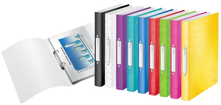 LEITZ Ringperm WOW PP 2RR/25mm Sort (42570095*10)