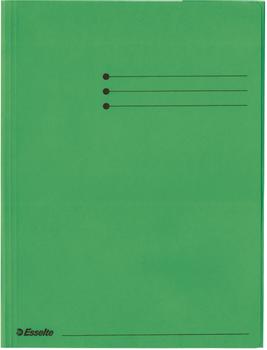 ESSELTE Folder 3-flap  Rainbow Card A4 Green (44226*25#DBL)