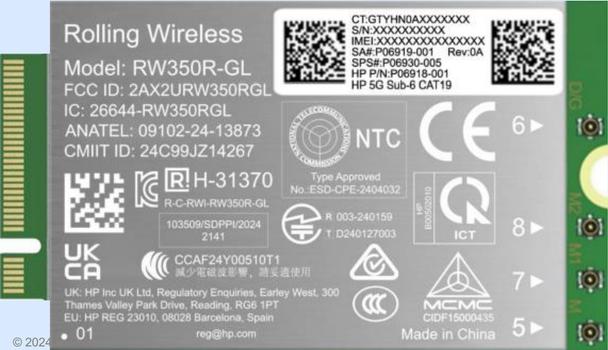 HP 5G Solution WWAN (B8BD4AA)