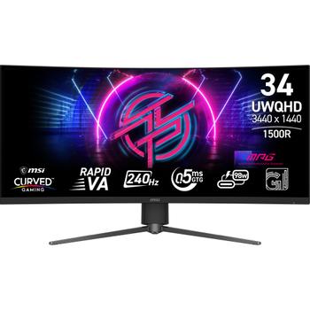 MSI 34" curved gamingskärm MAG 346CQRF X24 3440x1440 VA, 240hz, 1ms (MPG 346CQRF X24)