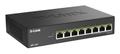 D-LINK 8 ports 2.5G/ MultiGig PoE Unmanaged Switch, Metal (DMS-108P/E)