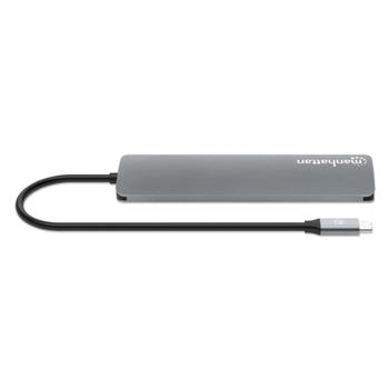 MANHATTAN Usb-C Dock/Hub With Card  (190442)
