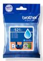 BROTHER LC521C Cyan ink cartridge, yield up to 500 pages