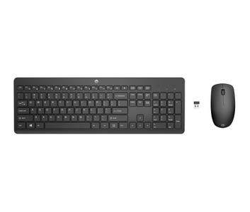 HP Wireless Keyboard Mouse EUR 230, Standard, RF Wireless, - (Fjernlager - levering  2-4 døgn!!) (18H24AA#AC0)