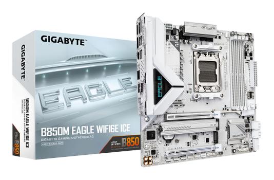 GIGABYTE B850M Eagle Wifi6E Ice  (B850M EAGLE WF6E ICE)