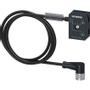 SIEMENS AS-Interface M12 branch U_ASI and Uaux, 1 m cable with M12 cable socket angled IP67/68/69K, max. 4 A