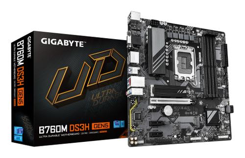 GIGABYTE 1700 Gigabyte B760M DS3H Gen5 ATX (B760M DS3H GEN5)
