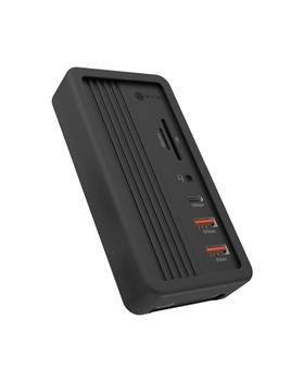 ICY BOX 10 i 1 DockingStation med spor for M.2 NVME SSD, USB-C, USB, HDMI (61185)