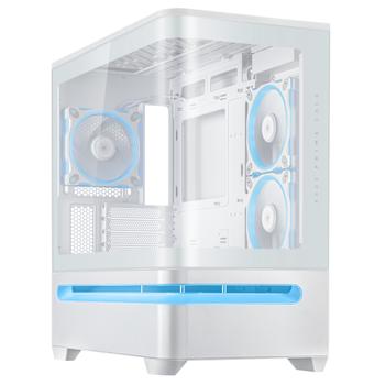 ASUS PRIME AP202 TG ARGB MicroATX/ MiniITX CASE White Edition (90DC00P3-B19000)